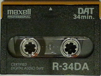 Postgrado  DAT MAXELL 180 DIGITAL AUDIO TAPE (SEALED)