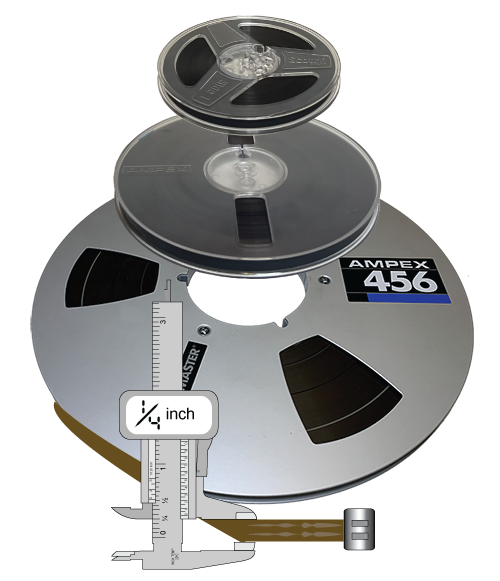 Ampex quarter inch tape