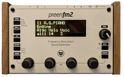 Xavier Hosxe PreenFM2 synth module